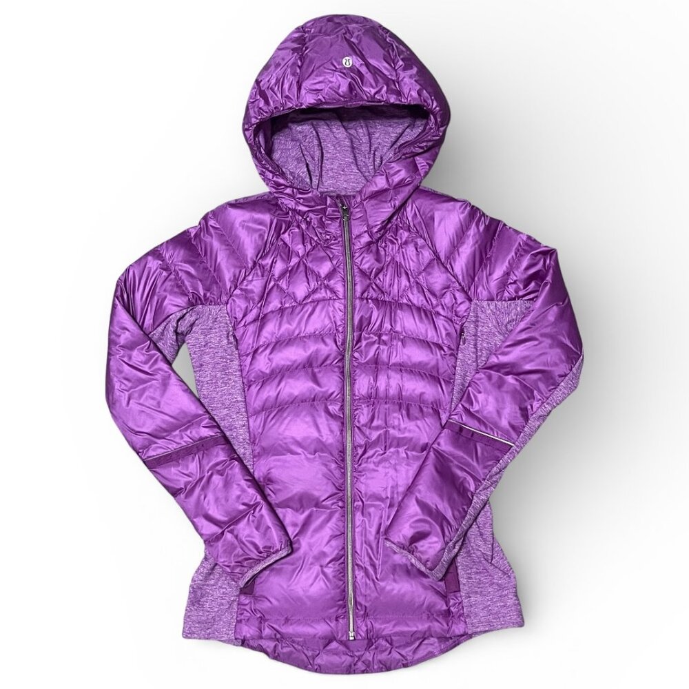 lululemon athletica Purple Puffer Jacket Size 8